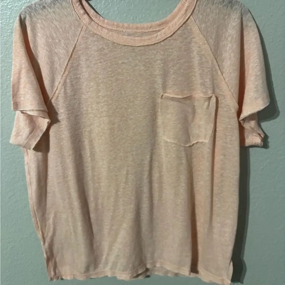 ❤️Member Mark Women’s Linen Blend Pocket Tee